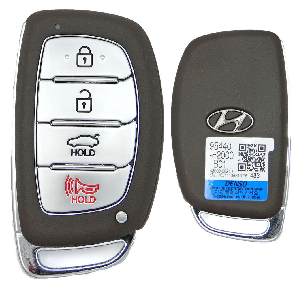 Hyundai Elantra Sedan 4DR Smart Remote Key Fob