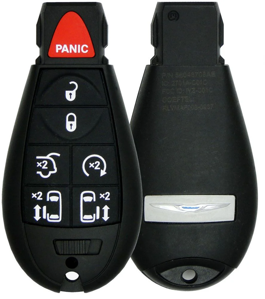  Chrysler Town & Country Remote Key Fob w/ Engine Start, Liftgate, 2 PS Doors