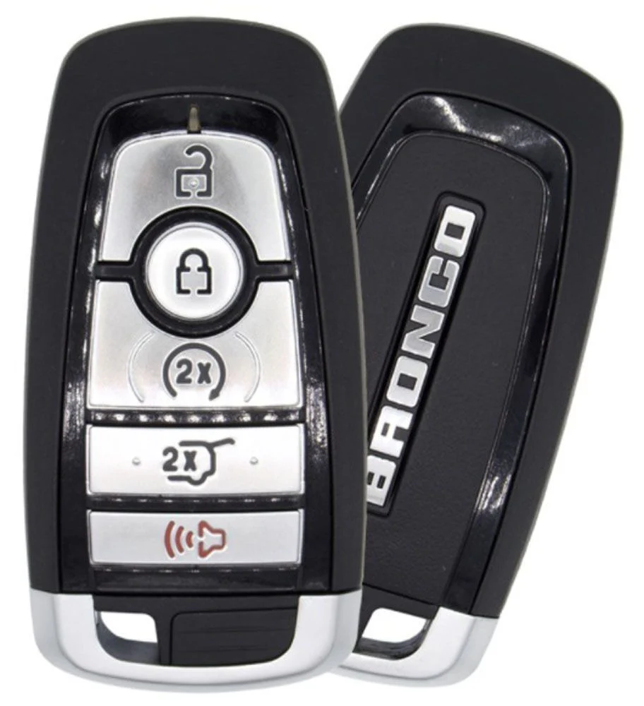 Ford Bronco Smart Remote Key Fob w/ Engine Start & Power Door - Bronco Logo